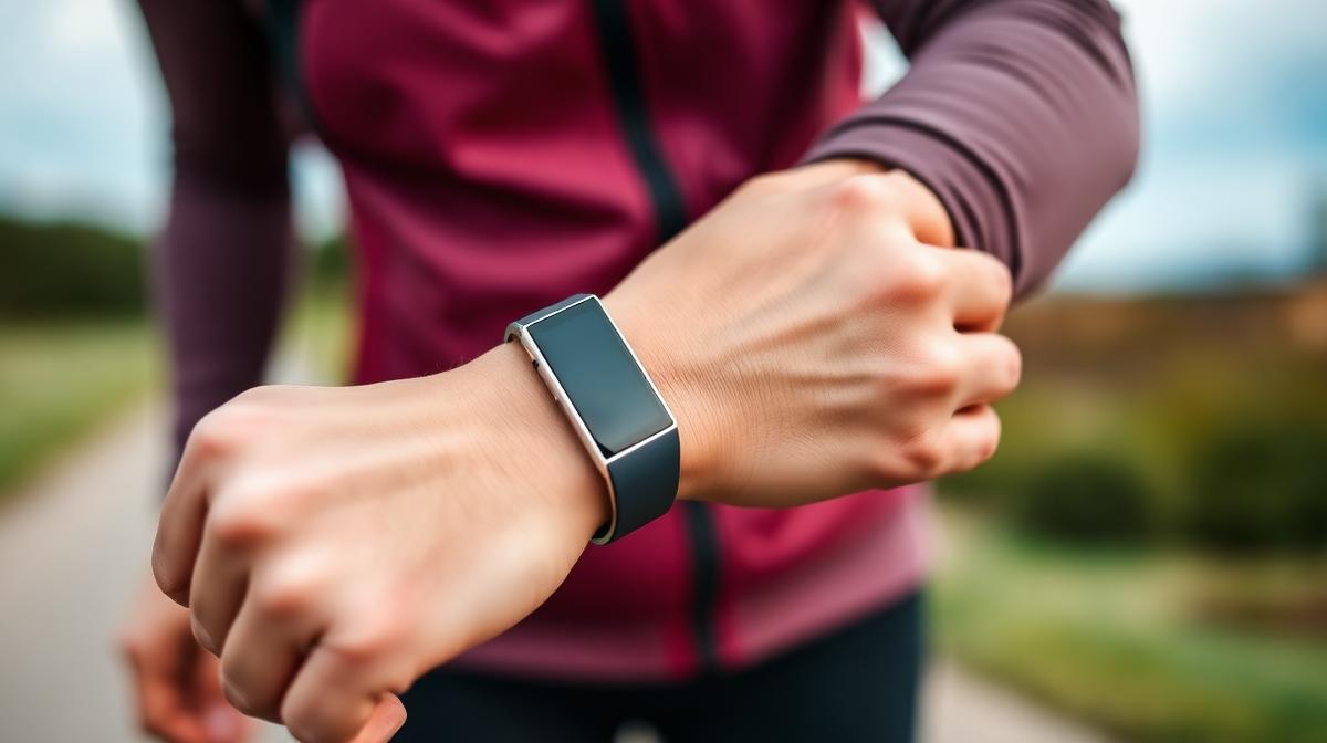 Setting up fitness tracker for accurate step tracking