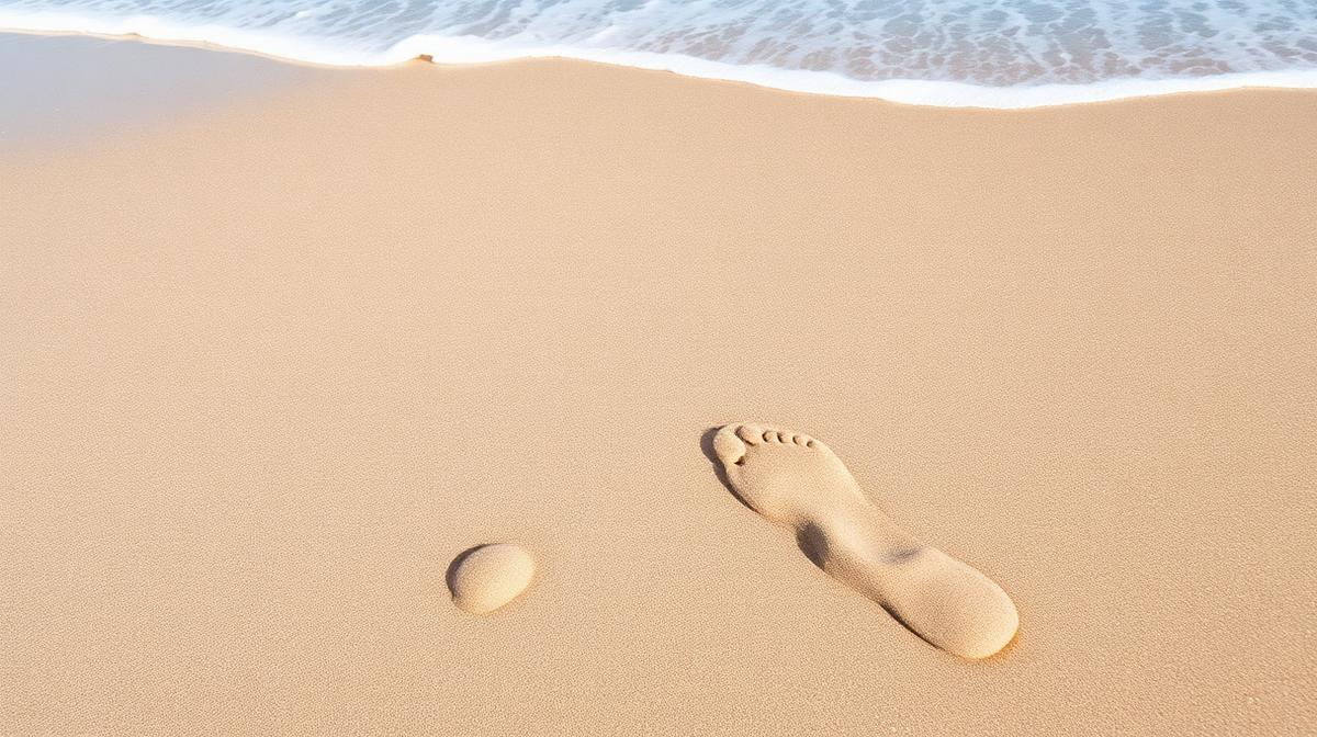 Step length footprints for distance calculation