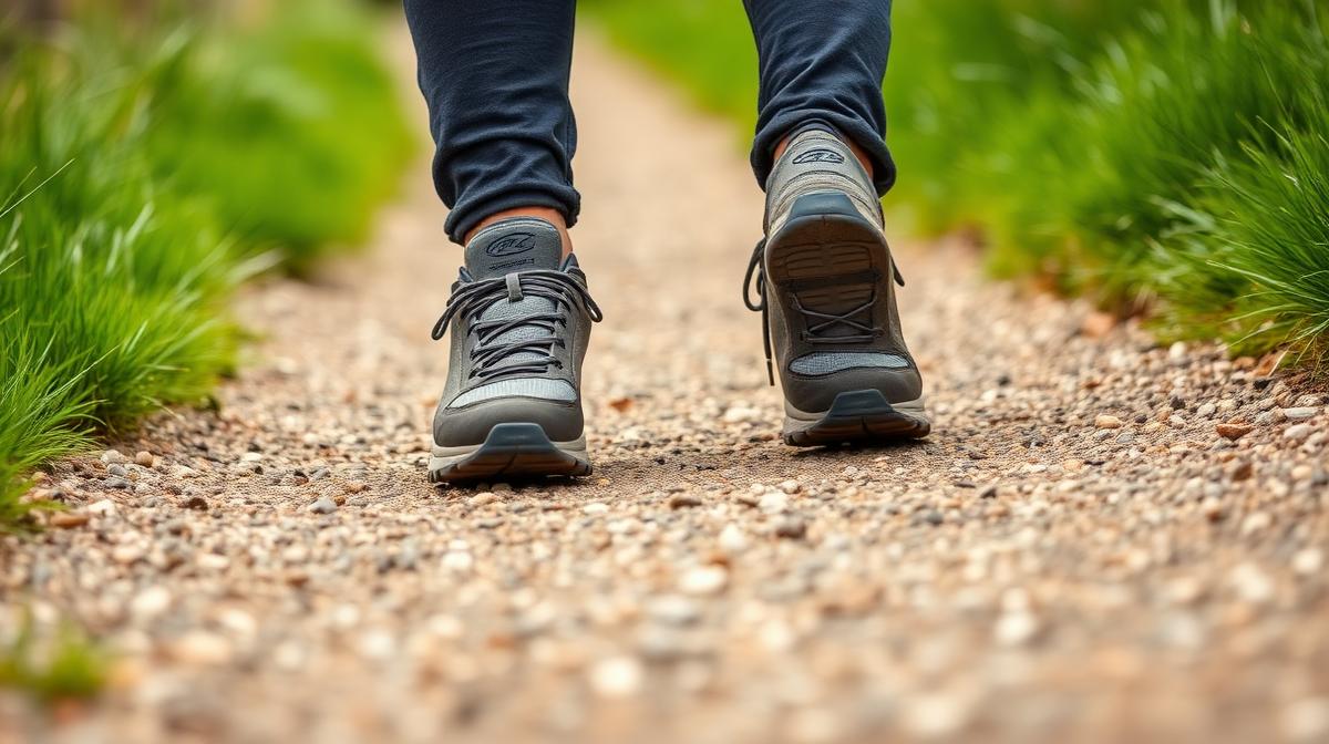 Steps per kilometer with different shoe sizes