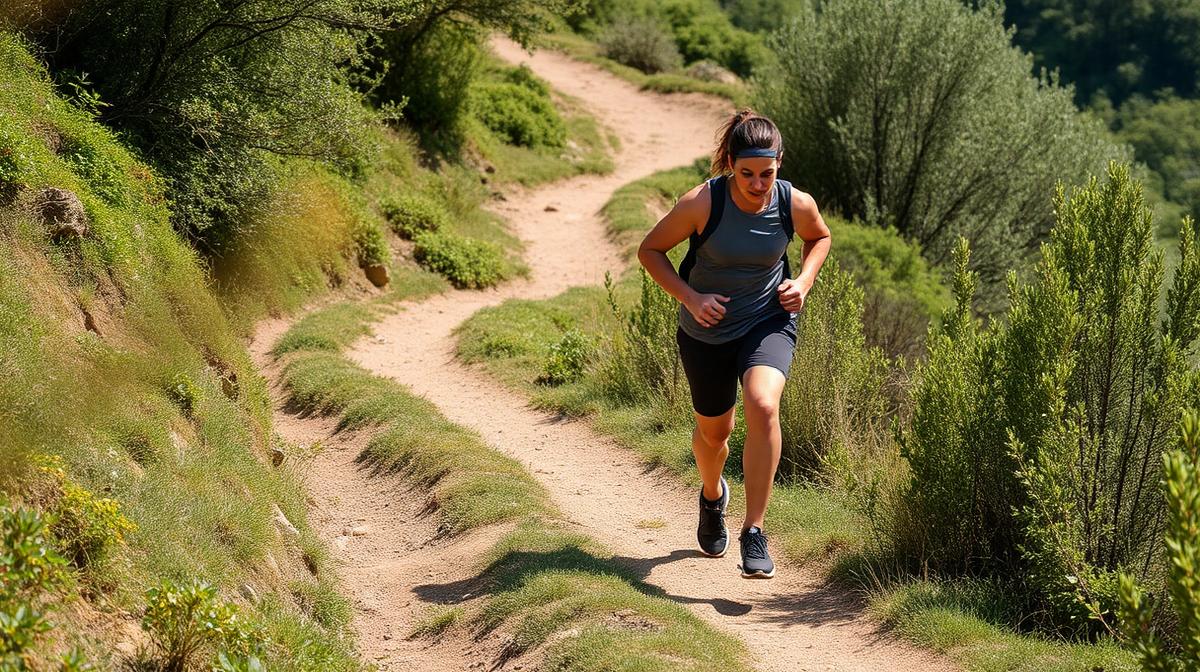 Walking uphill for extra calorie burn