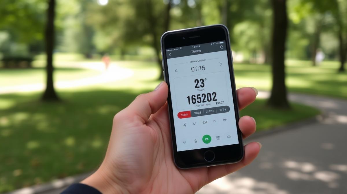 Using SnapStepsCalc outdoors for fitness planning