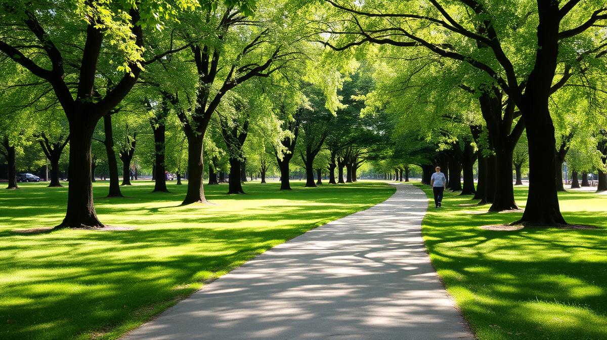 Walking trail for daily step goals and fitness